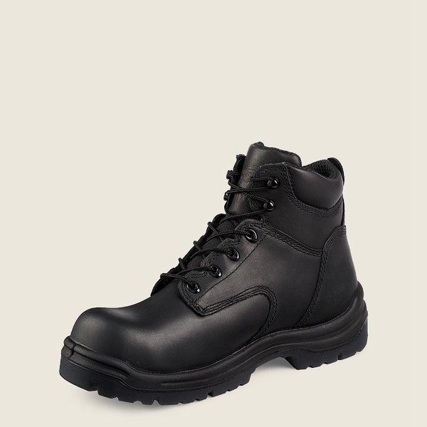 Red Wing Mens King Toe® - 6-inch Toe - Safety Boots Black - 9054YHTJI